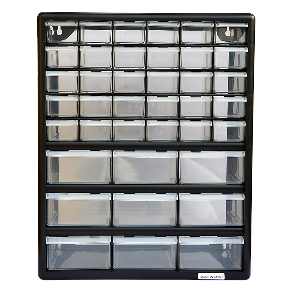 Storage Cabinet Drawers 39 Plastic Tool Box Containers Organiser Cupboard