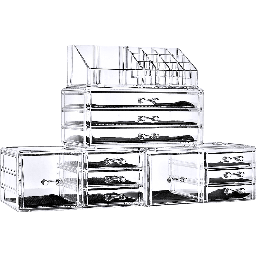 Drawers Clear Acrylic Tower Organiser