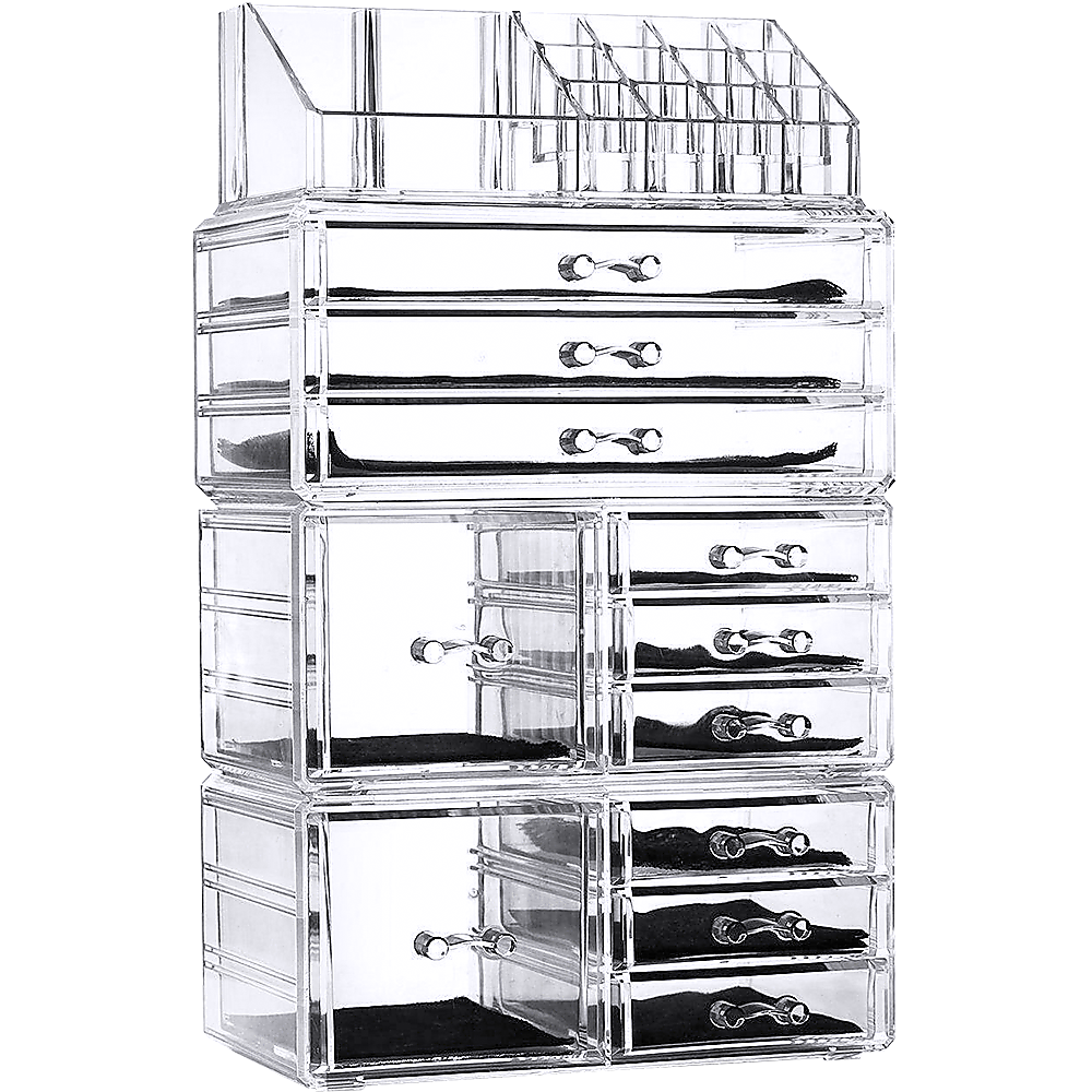 Drawers Clear Acrylic Tower Organiser